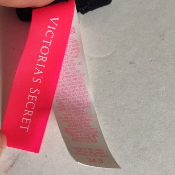 Victoria's Secret Black Strapless Bikini Top - Timeless Elegance in Size 34B - Picture 8 of 11